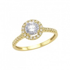Δαχτυλίδι Χρυσό 14K (RI465 - SR101)